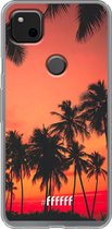 Google Pixel 4a Hoesje Transparant TPU Case - Coconut Nightfall #ffffff