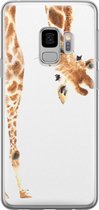 Samsung Galaxy S9 hoesje siliconen - Giraffe - Soft Case Telefoonhoesje - Giraffe - Bruin