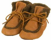 Dulis babyslofjes bootie laces cognac