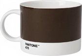 Pantone Theekop en schotel - Bone China - Brown 2322