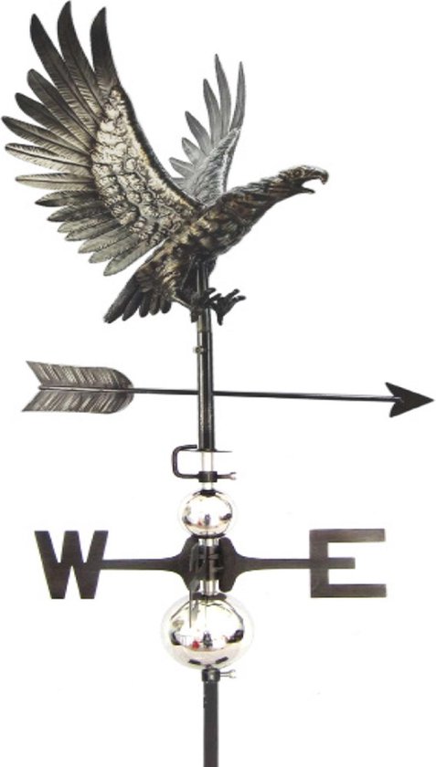 Windwijzer - metalen windwijzer - adelaar - 107 cm hoog - voor in de tuin bol.com
