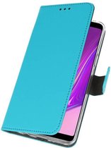Wicked Narwal | Wallet Cases Hoesje voor Samsung Samsung Galaxy A9 2018 Blauw