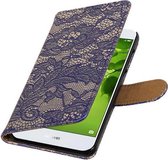 Wicked Narwal | Lace bookstyle / book case/ wallet case Hoes voor Huawei Nova 2 Blauw