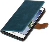 Wicked Narwal | Premium TPU bookstyle / book case/ wallet case voor Honor 5A / Y6 II Blauw
