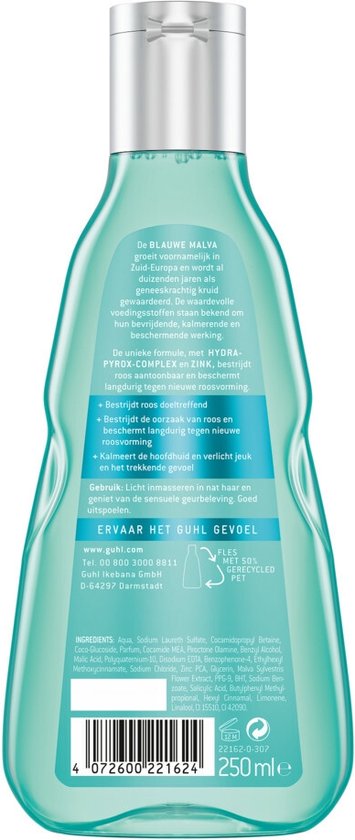 4x Guhl Shampoo Anti Roos 250 ml | bol.com