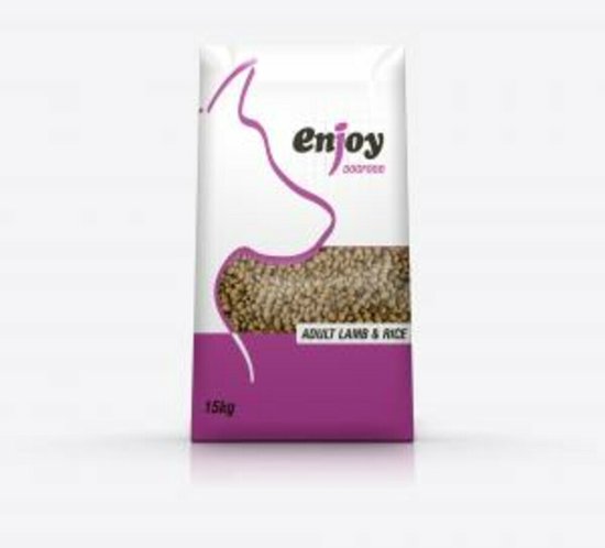 Enjoy Droogvoer Hondenvoer - Enjoy Hondenvoer Adult Lam & Rijst 15 kg