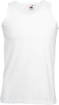 Fruit Of The Loom Heren Atletisch Mouwloos Hemd / Tanktop (Wit)