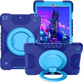 iPad 10.2 (2019 / 2020 / 2021) hoes - 10.2 inch - Extreme Hand Strap Armor Case - Blauw