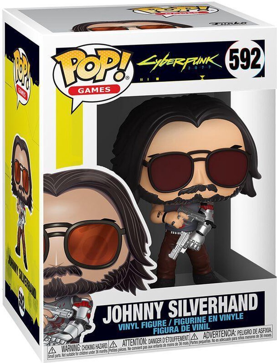 Funko POP! - Games: Cyberpunk 2077 - Johnny Silverhand (w/Gun) (47522)