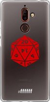 Nokia 7 Plus Hoesje Transparant TPU Case - D20 - Transparant #ffffff