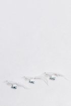 Sissy-Boy - Set van 3 Kerst ornamenten wit vogeltje