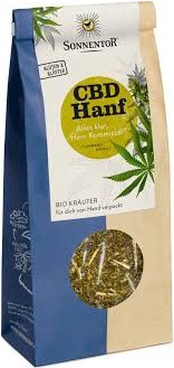 Sonnentor CBD Hennep thee los bio 80g