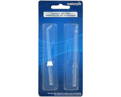 Waterpik JT-100 - Jet Tips - Opzetstuk Voor Waterflossers - 2 Stuks - Zilver