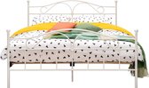 Beddenreus Quincy Metalen Bedframe - 140x200 cm - Wit