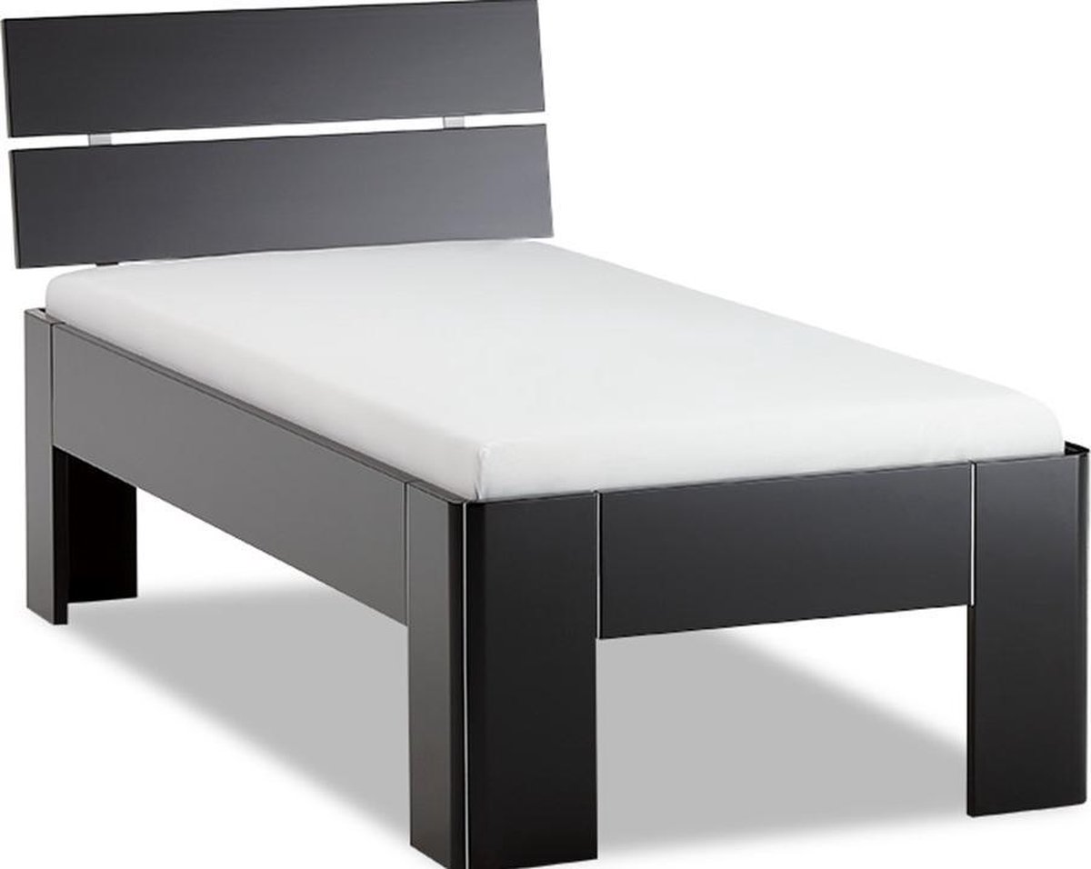 Beter Bed Fresh 500 Bedframe met Hoofdbord - 90x210 cm - Zwart