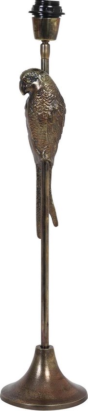 Antiek Brons Lampvoet Parrot - Antiek Brons - Ø14x60 cm