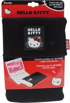 Vivanco Hello Kitty notebooktas 25,4 cm (10") Opbergmap/sleeve Zwart