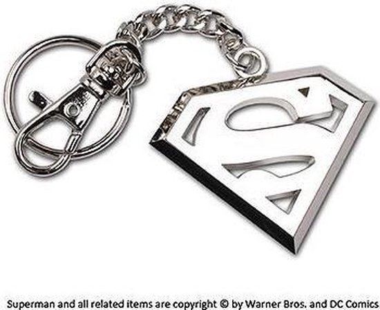 Porte-cles Logo Superman et acier