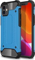 Apple iPhone 12 Mini Hoesje Shock Proof Hybride Back Cover Licht Blauw