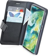 Azuri Oppo Find X2 (5G) hoesje - Walletcase - Zwart