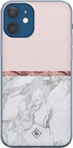 iPhone 12 hoesje siliconen - Rose all day | Apple iPhone 12 case | TPU backcover transparant