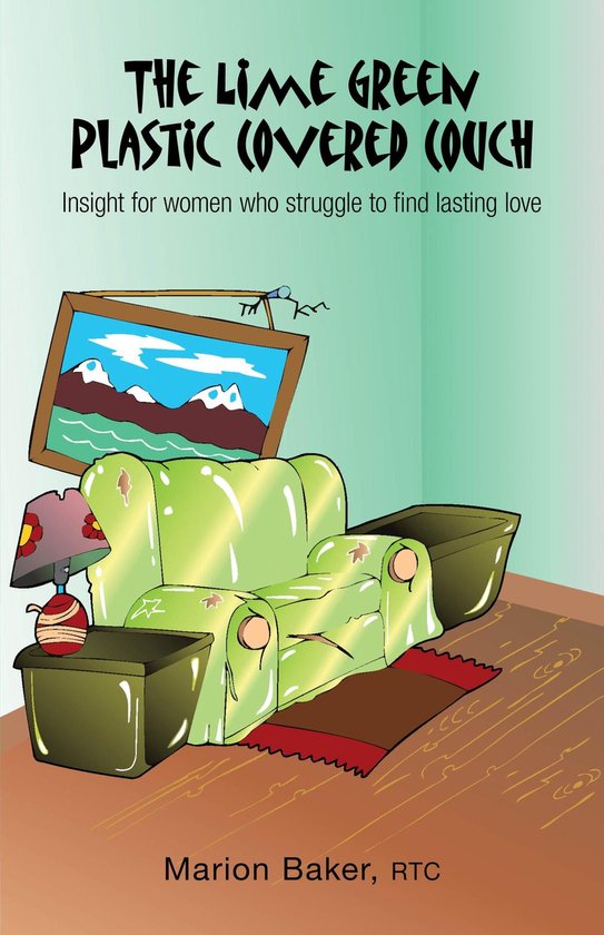 The Lime Green Plastic Covered Couch - cover