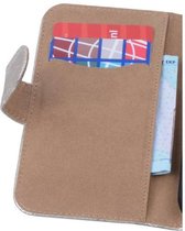 Lace Bookstyle Wallet Case Hoesjes Geschikt voor Samsung Galaxy Note 3 Neo N7505 Wit