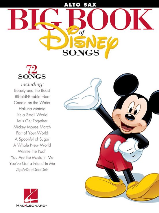 The Big Book of Disney Songs - cover