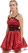 Jawbreaker Korte jurk -L- Ladybird Polkadot Rood