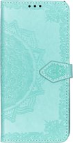 Mandala Booktype Huawei P30 Pro hoesje - Turquoise