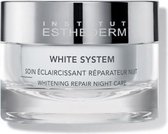 Institut Esthederm White System Nachtcrème  - 50ml - Anti-aging Voor Een Rijpe Huid