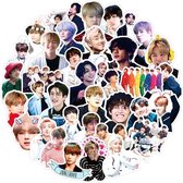 BTS sticker mix - 50x Bangtan Boys stickers voor laptop, mobiel, agenda, deur, muur