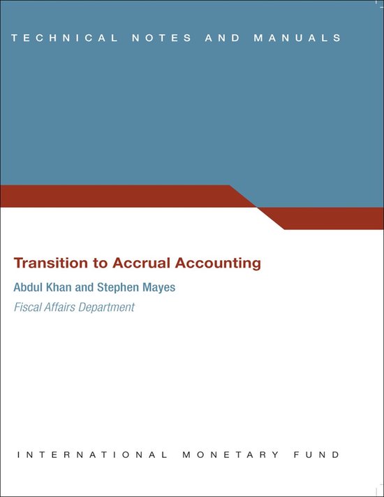 Technical Notes and Manuals 2009 - Transition to Accrual Acc ... - cover