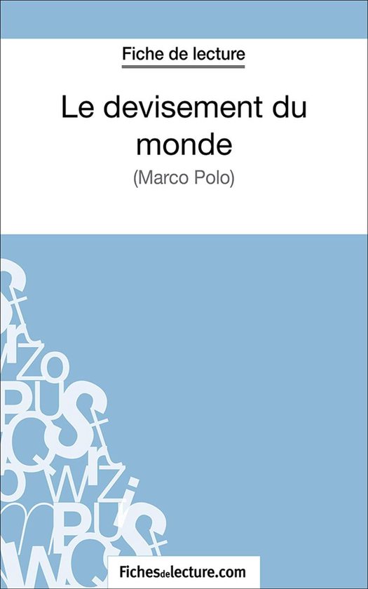 Le devisement du monde - cover