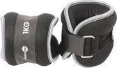 Fitness-mad Pols- En Enkelgewichten 23 Cm 2 Kg Neopreen Zwart