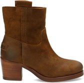 Shabbies 182020206 Enkellaarsjes - Enkelboots - Dames - Bruin - Maat 37