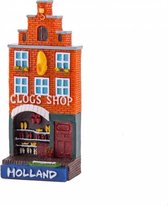 Magneet Polystone Huisje Clog Shop Holland - Souvenir