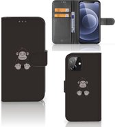 Telefoonhoesje iPhone 12 | 12 Pro (6.1") Wallet Book Case Verjaardagscadeau Gorilla