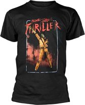 Michael Jackson Heren Tshirt -XL- Thriller Zwart