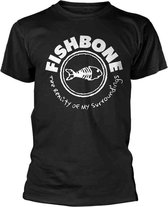 Fishbone Heren Tshirt -M- The Reality Of My Surroundings Zwart