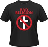 Bad Religion Heren Tshirt -S- Cross Buster Zwart