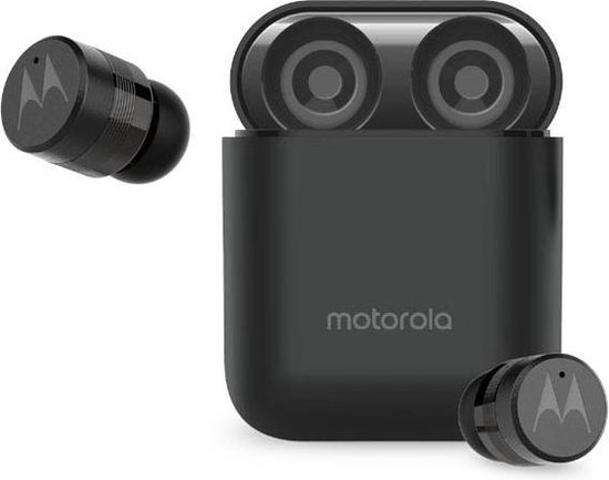 Motorola Vervebuds 120 SH61- Draadloze Oordopjes - Water- en Zweetbestendig  - Zwart | bol.com