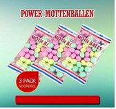 Power Mottenballen Kleur In Zak 36 Ballen - 3 Pack Voordeelverpakking
