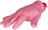 Witbaard Afgehakte Hand Rubber Roze/rood