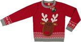 Sarlini Kinder Kerst Trui Rood Rudolf