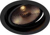 QAZQA coop - Moderne Inbouwspot - 1 lichts - Ø 160 mm - Zwart -  Woonkamer | Slaapkamer | Keuken