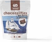 Chocolatemakers Chocozeiltjes donkere melk 52% koffie & nibs 100 gram