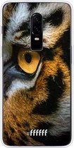 OnePlus 6 Hoesje Transparant TPU Case - Tiger #ffffff