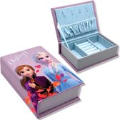 sieradenkist Frozen II meisjes 15 x 10 cm paars