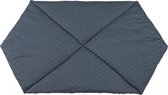 Pericles Boxkleed Charlotte 133 X 82 Cm Katoen Donkerblauw